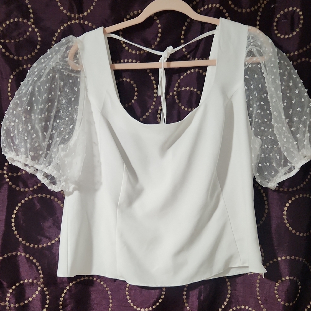ASOS ELEGANT White Women's Top Size 14. - Picture 1 of 10